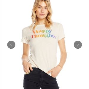 Chaser Brand “Happy Thoughts” T, size small